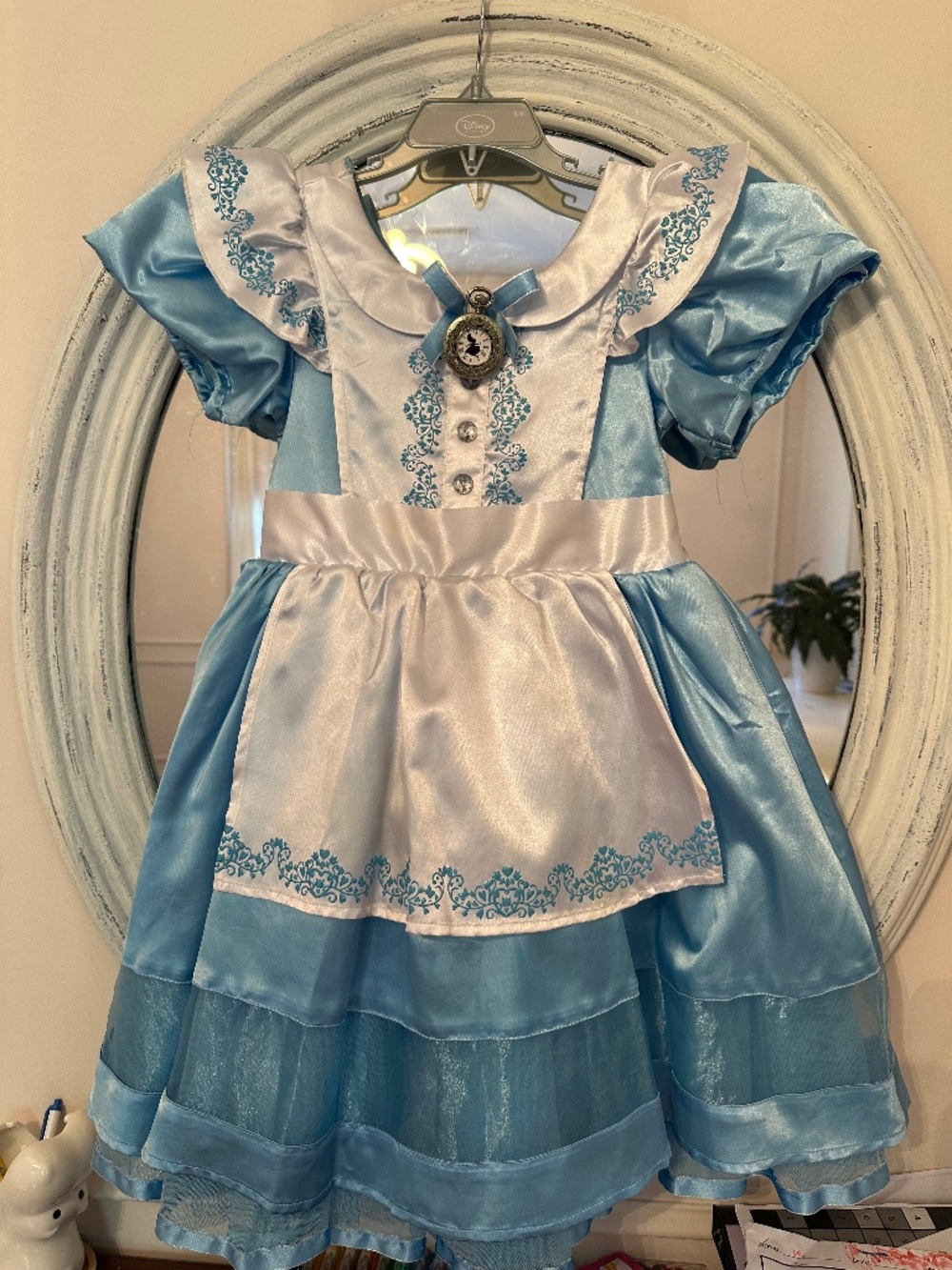 Disney Store Alice in Wonderland live action costume,shoes, headband